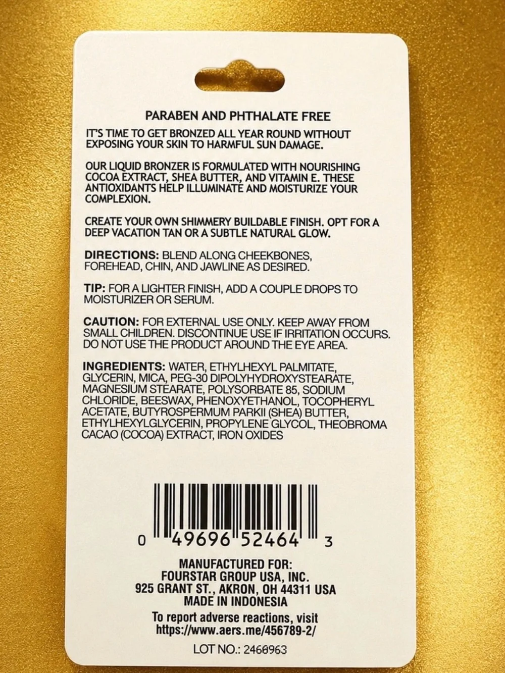 Bronzer Drops Liquid Bronzer - Tan